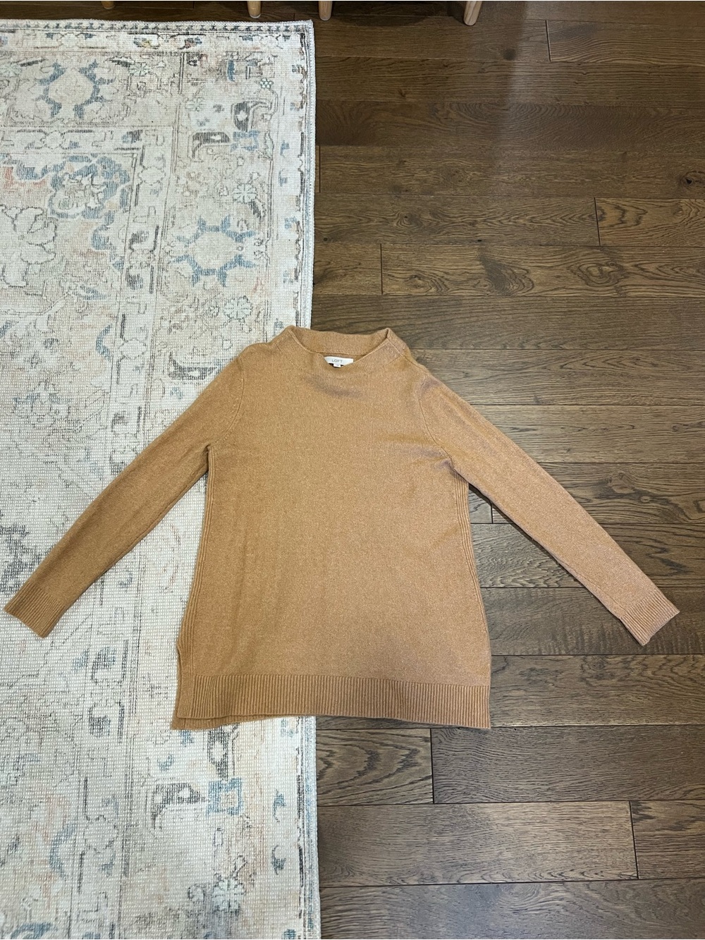 LOFT Camel Turtleneck Sweater
